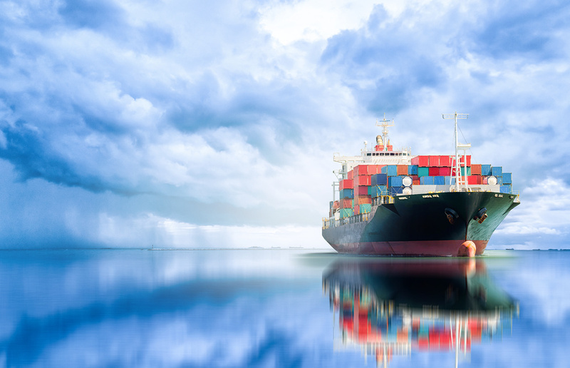 International Container Cargo ship in the ocean, Freight Transpo / enanuchit - stock.adobe.com International Container Cargo ship in the ocean, Freight Transportation, Shipping, Nautical Vessel