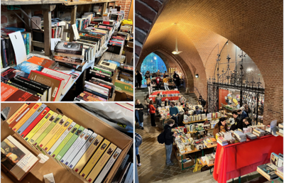 Eindrücke vom letzten großen Bücherbazar 2022.