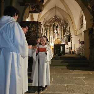 Feierlichen Auferstehungsfeier am Kirchberg