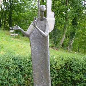 Engel Gabriel weist den Weg / Pfarre Graz-Mariatrost Angelusstiege